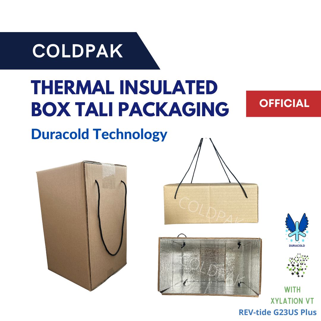 COLDPAK Thermal Insulated Box Tali Packaging Makanan Tahan Dingin