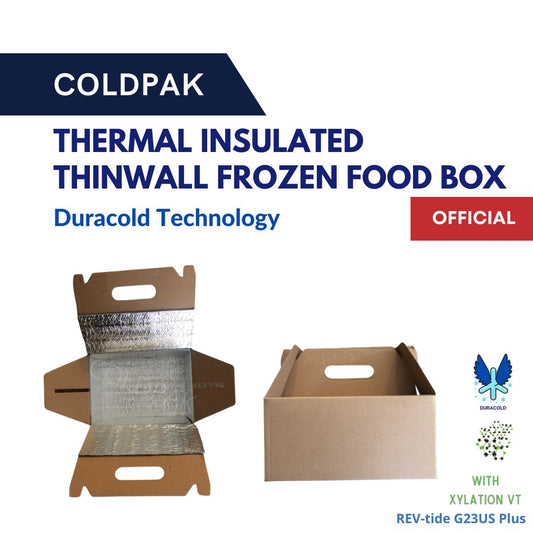 COLDPAK Thermal Insulated Box Packaging Thinwall Frozen Food