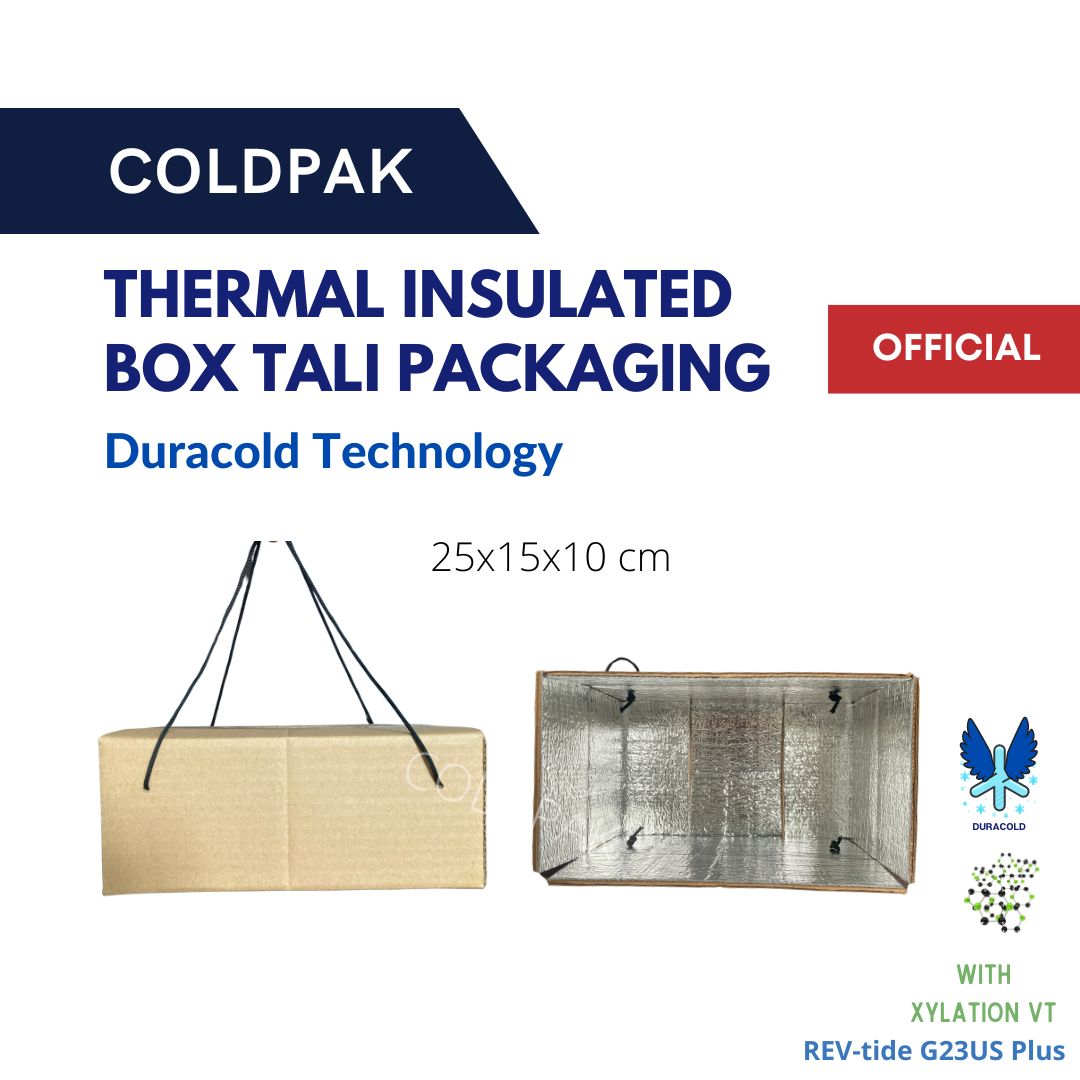 COLDPAK Thermal Insulated Box Tali Packaging Makanan Tahan Dingin