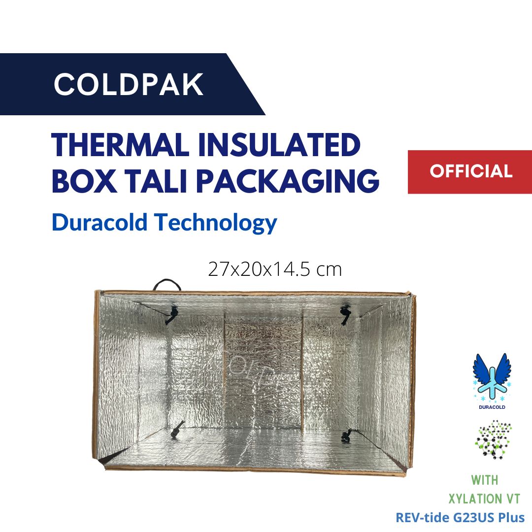 COLDPAK Thermal Insulated Box Tali Packaging Makanan Tahan Dingin