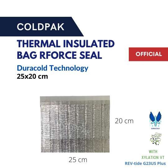 COLDPAK Thermal Insulated Packaging Kantong Tahan Dingin RFORCE Seal