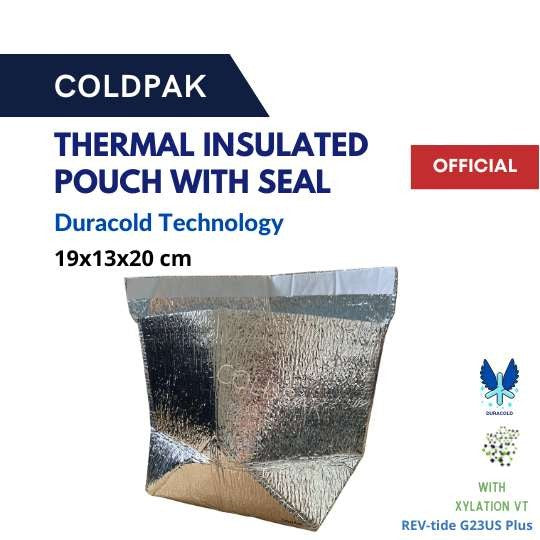 COLDPAK Thermal Pouch Insulated Bag Dengan Seal Kantong Tahan Dingin