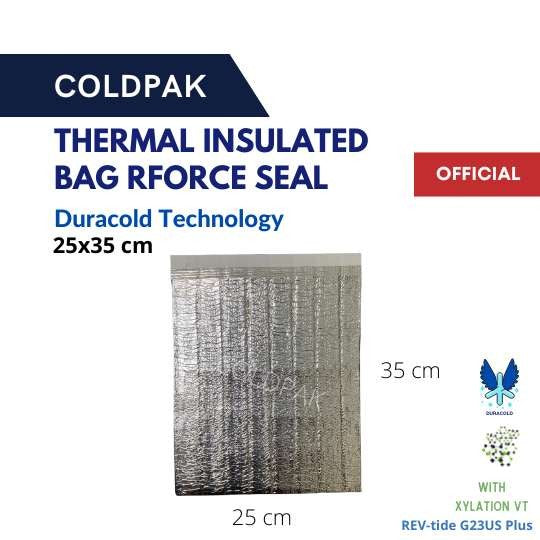 COLDPAK Thermal Insulated Packaging Kantong Tahan Dingin RFORCE Seal