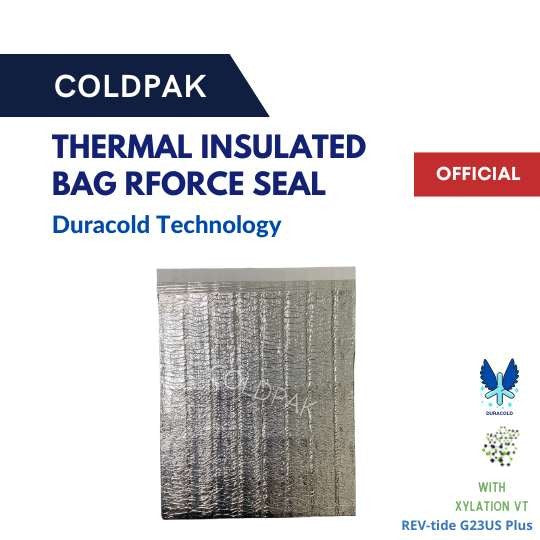 COLDPAK Thermal Insulated Packaging Kantong Tahan Dingin RFORCE Seal