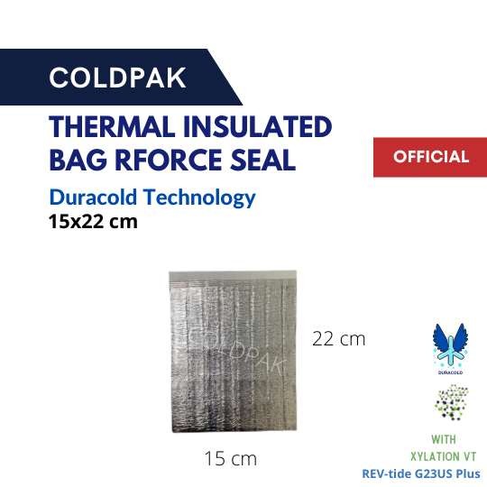 COLDPAK Thermal Insulated Packaging Kantong Tahan Dingin RFORCE Seal