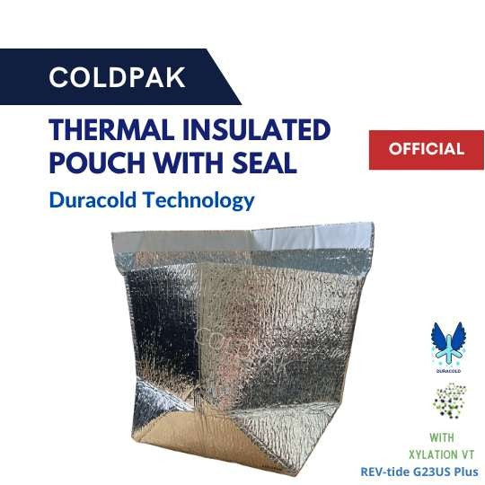 COLDPAK Thermal Pouch Insulated Bag Dengan Seal Kantong Tahan Dingin