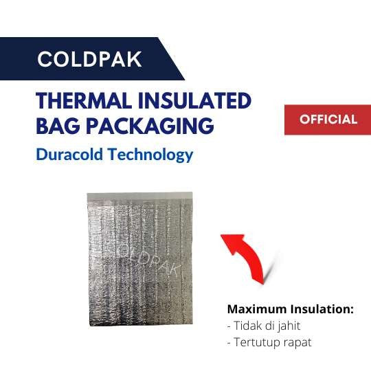 COLDPAK Thermal Insulated Packaging Kantong Tahan Dingin RFORCE Seal